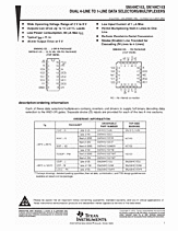 DataSheet SN74HC153 pdf